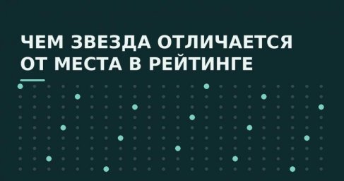 Почему слово лучший в подборке не значит ничего без методики формирования рейтингов и звезд Почему слово лучший в подборке не значит ничего без методики формирования рейтингов и звезд